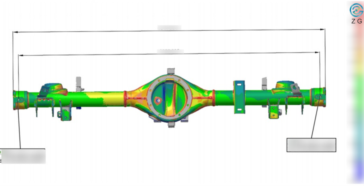 Mapa de color de desviación 3D 2