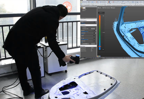 Sistema de fotogrametr&iacute;a para esc&aacute;neres l&aacute;ser 3D